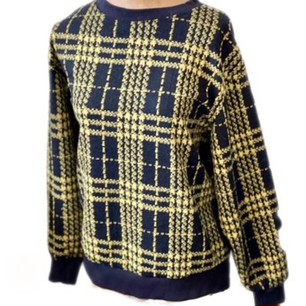 Who What Where plaid sweater